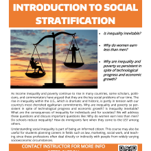 AUTUMN 2024 SOC 360 Intro to Social Stratification with Peter Catron
