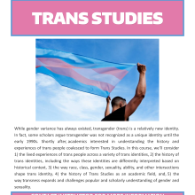 SPRING 2024 401B Trans Studies, Rosalind Kichler