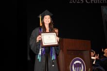 Caroline Hale, recipient of the 2025 Crutchfield-Tolnay Award