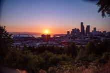 Seattle scene photo by Pamela Dore