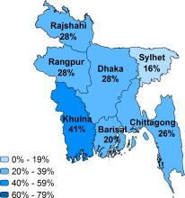 Map of Bangladesh