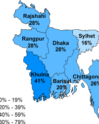 Map of Bangladesh