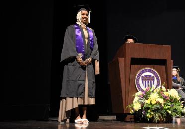 Aliya Adan, 2025 Albert W. Black Undergraduate Community Service Award Recipient Aliya Adan, 2025 Albert W. Black Undergraduate Community Service Award Recipient