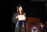 Caroline Hale, recipient of the 2025 Crutchfield-Tolnay Award