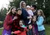 Mary and Antonio Aramburu in Federal Way with their seven children