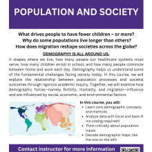 Flyer for SOC 331 